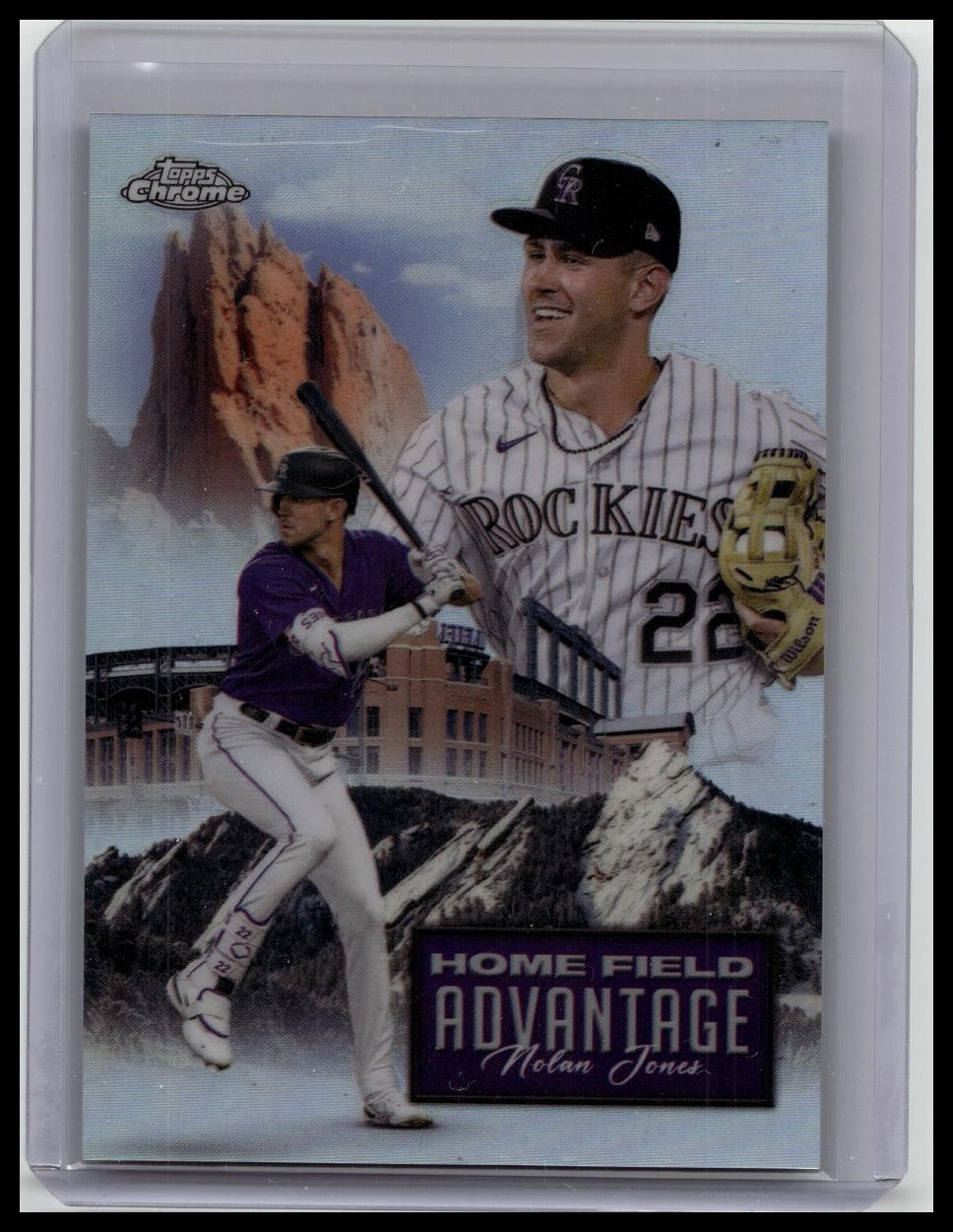 Nolan Jones 2024 Topps Update Home Field Advantage Case Hit HFA SSP Rockies