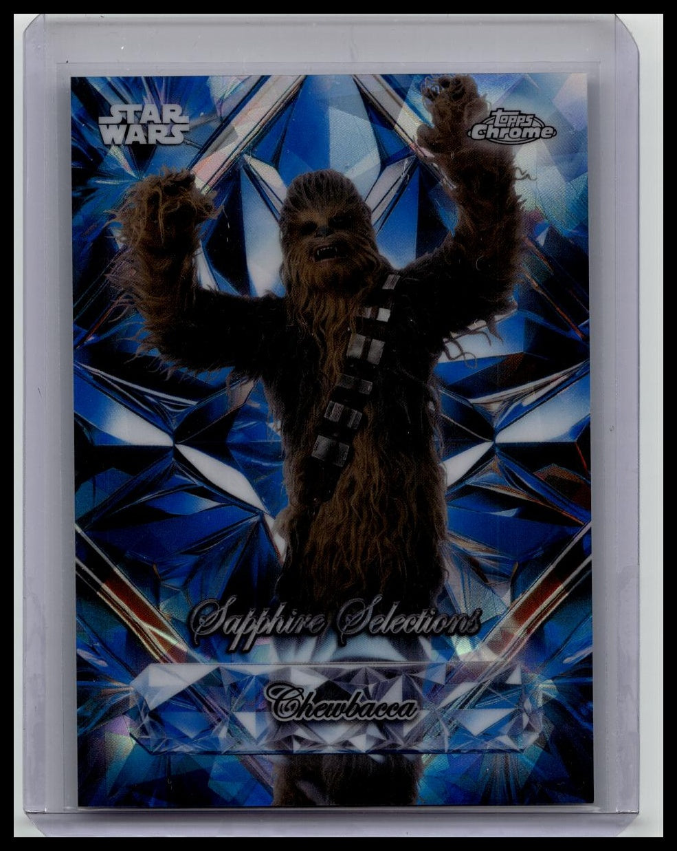 2025 Topps Chrome Sapphire Star Wars Sapphire Selections Chewbacca #SS-5 SSP