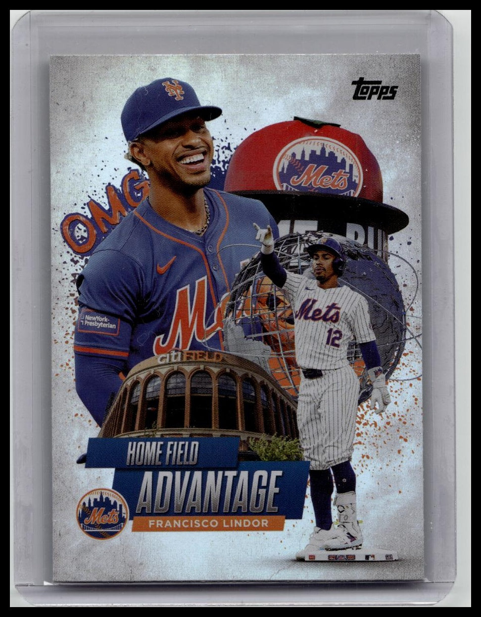 2025 Topps Series 1 Francisco Lindor Home Field Advantage