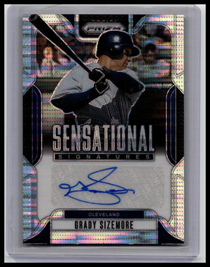 2025 Prizm Sensational Signatures Grady Sizemore Pulsar Auto /199