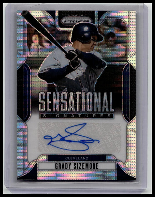 2025 Prizm Sensational Signatures Grady Sizemore Pulsar Auto /199
