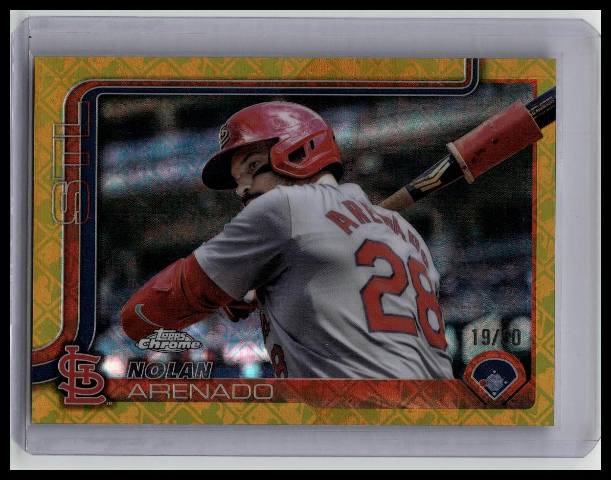 Nolan Arenado Cardinals 2025 Topps Logofractor #14 GOLD Image Variation SP /50!!
