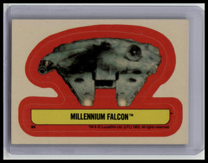 1983 Topps Star Wars Return of the Jedi Series 2 Millennium Falcon Sticker