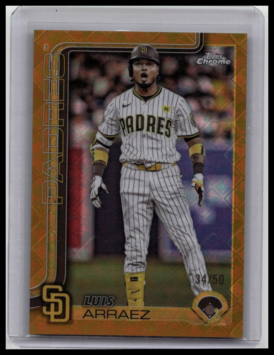 2025 Topps Chrome Logofractor Edition - Luis Arraez, #216 Gold /50