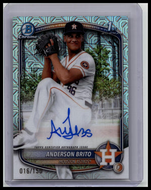 2025 Bowman Chrome - Anderson Brito - 1st Bowman - HTA Mojo Auto - 16/150