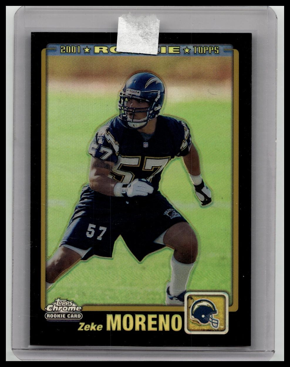 2001 Topps Zeke Moreno Rookie Refractor /100