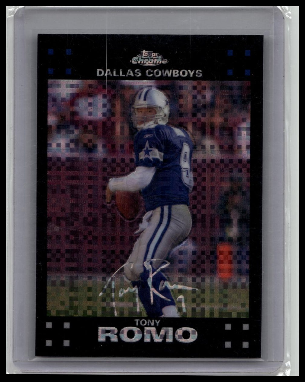 2002 Topps Chrome Tony Romo Xfractor