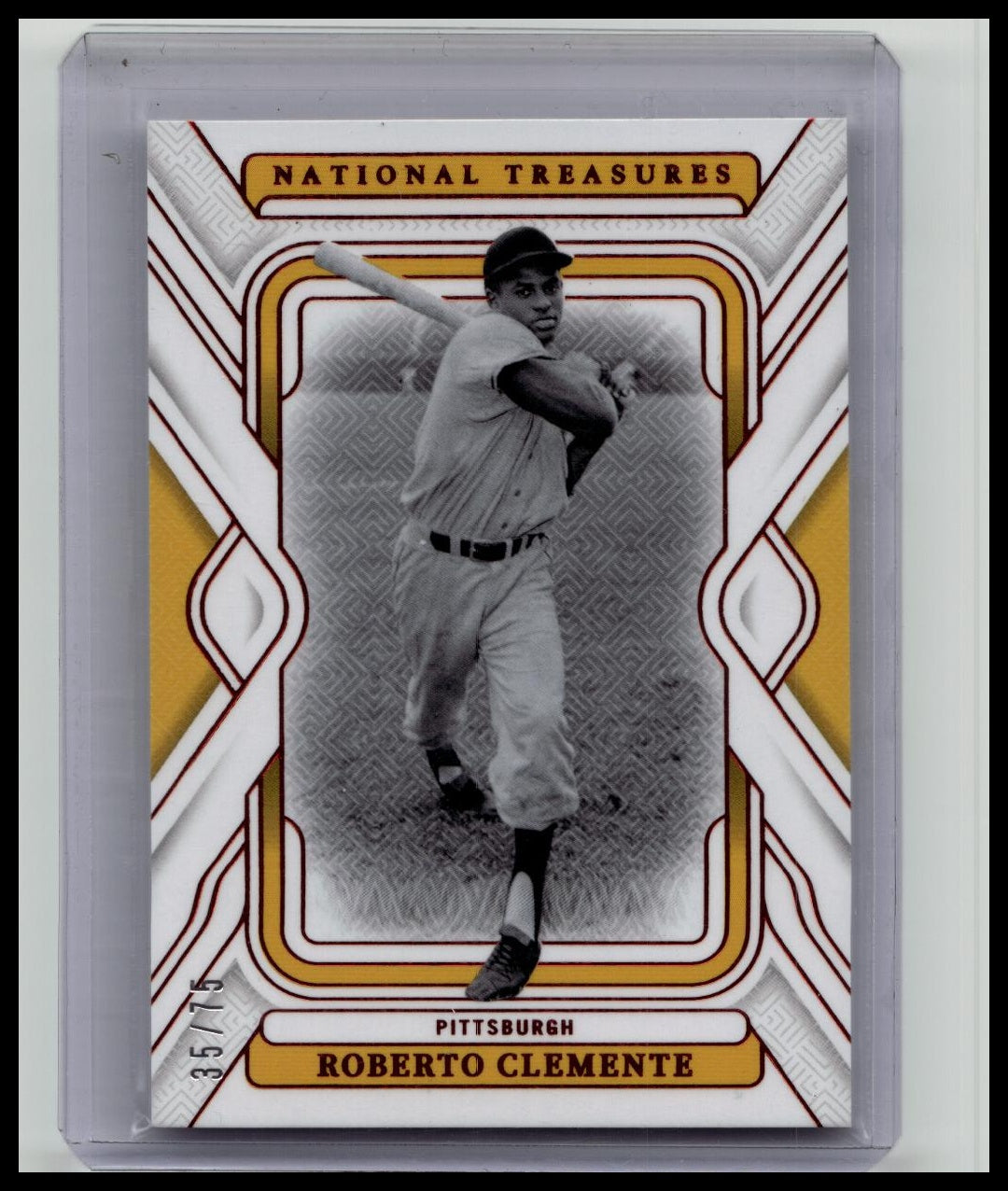 2025 Panini National Treasures Roberto Clemente /75