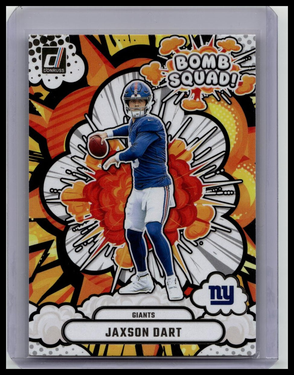 2025 PANINI DONRUSS JAXSON DART #BS-JDT BOMB SQUAD ROOKIE Giants