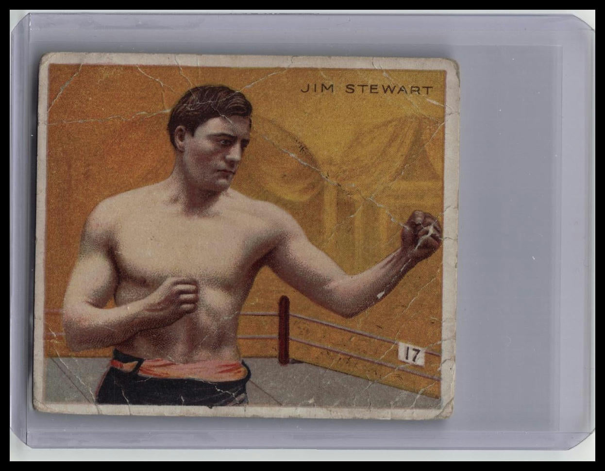 1910 ATC Champions Tobacco T218 Jim Stewart Mecca Back