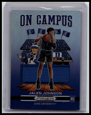 2021-22 Panini Prizm Draft Picks On Campus Jalen Johnson #7 Rookie (RC)