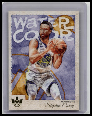 2022-23 Panini Court Kings Water Color Stephen Curry #2