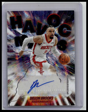 2025-26 Topps Flagship Dillon Brooks Havoc Marks Auto #HM-DB Houston Rockets