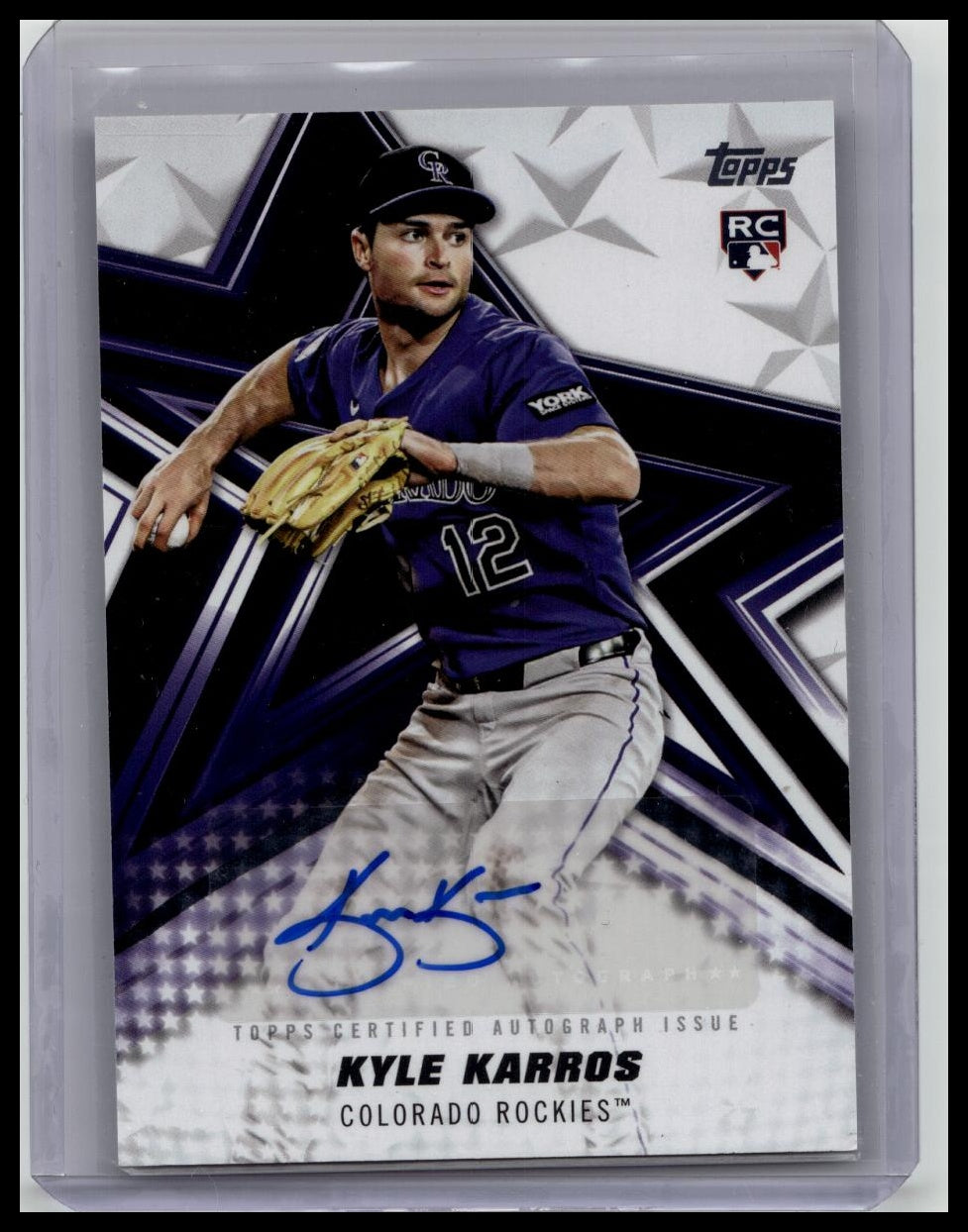 2026 Topps Series 1 Kyle Karros Baseball Stars RC AUTO ROCKIES BSA-KKA