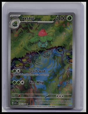 Pokémon Ivysaur 167/165 Illustration Rare Holo Scarlet & Violet 151