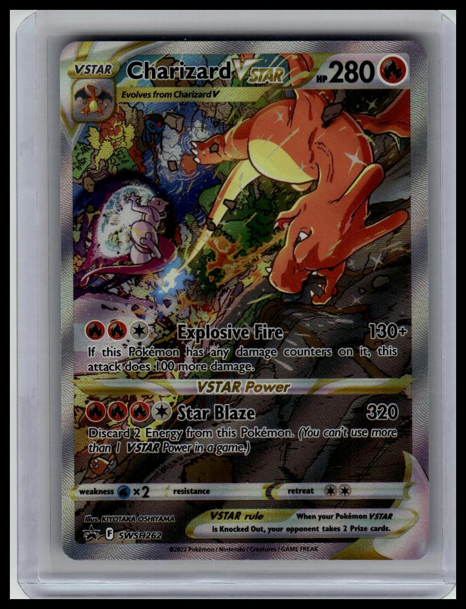 Pokémon Charizard VSTAR SWSH262 Sword & Shield Promo Holo Full Art 280HP Card