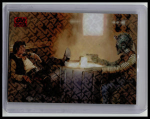 2025 Topps Star Wars Chrome Galaxy THE GUNSLINGER 1/5 Logofractor