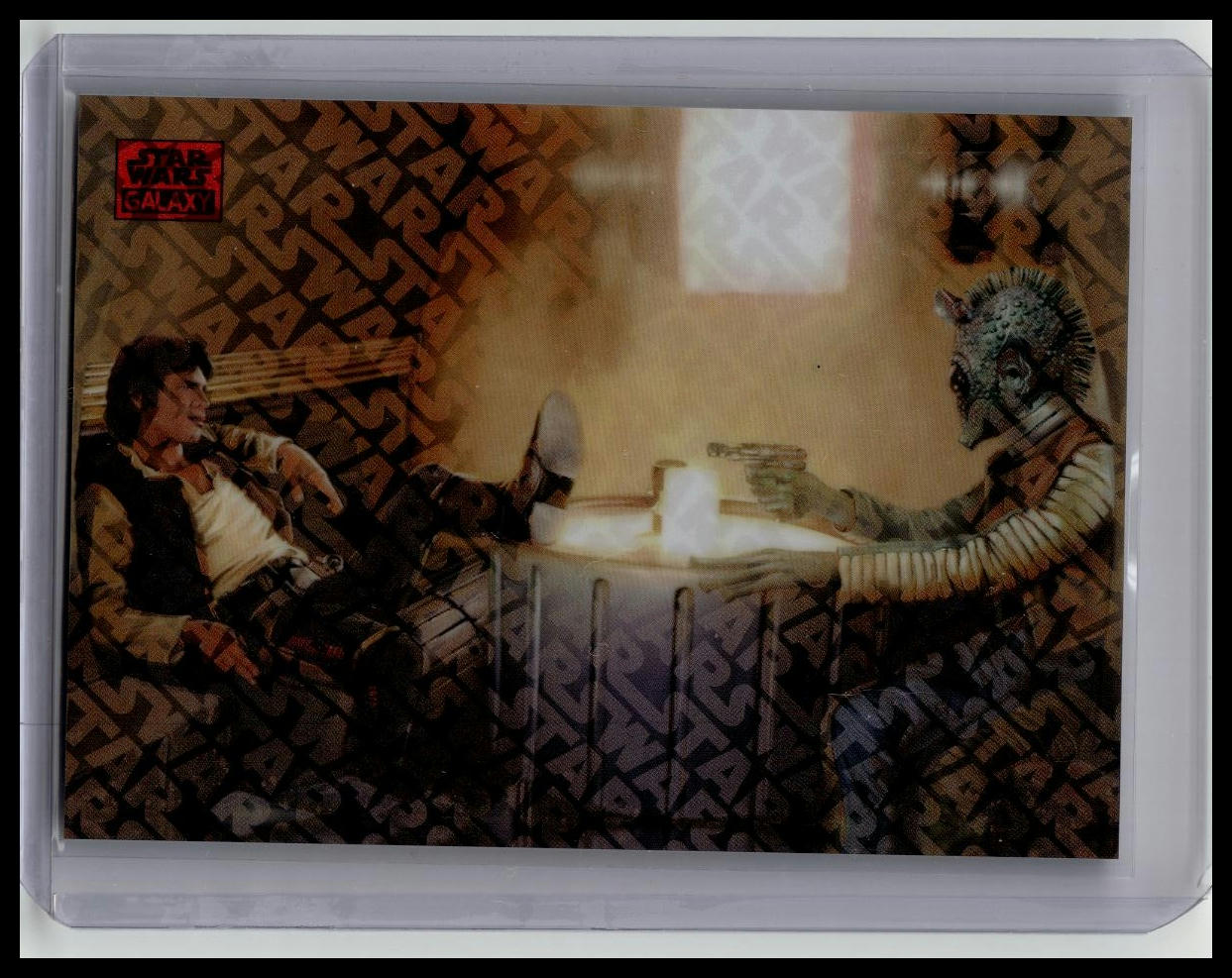 2025 Topps Star Wars Chrome Galaxy THE GUNSLINGER 1/5 Logofractor