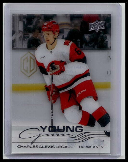 2025-26 UPPER DECK SERIES 2 Charles Alexis Legault YOUNG GUNS RC CLEAR CUT