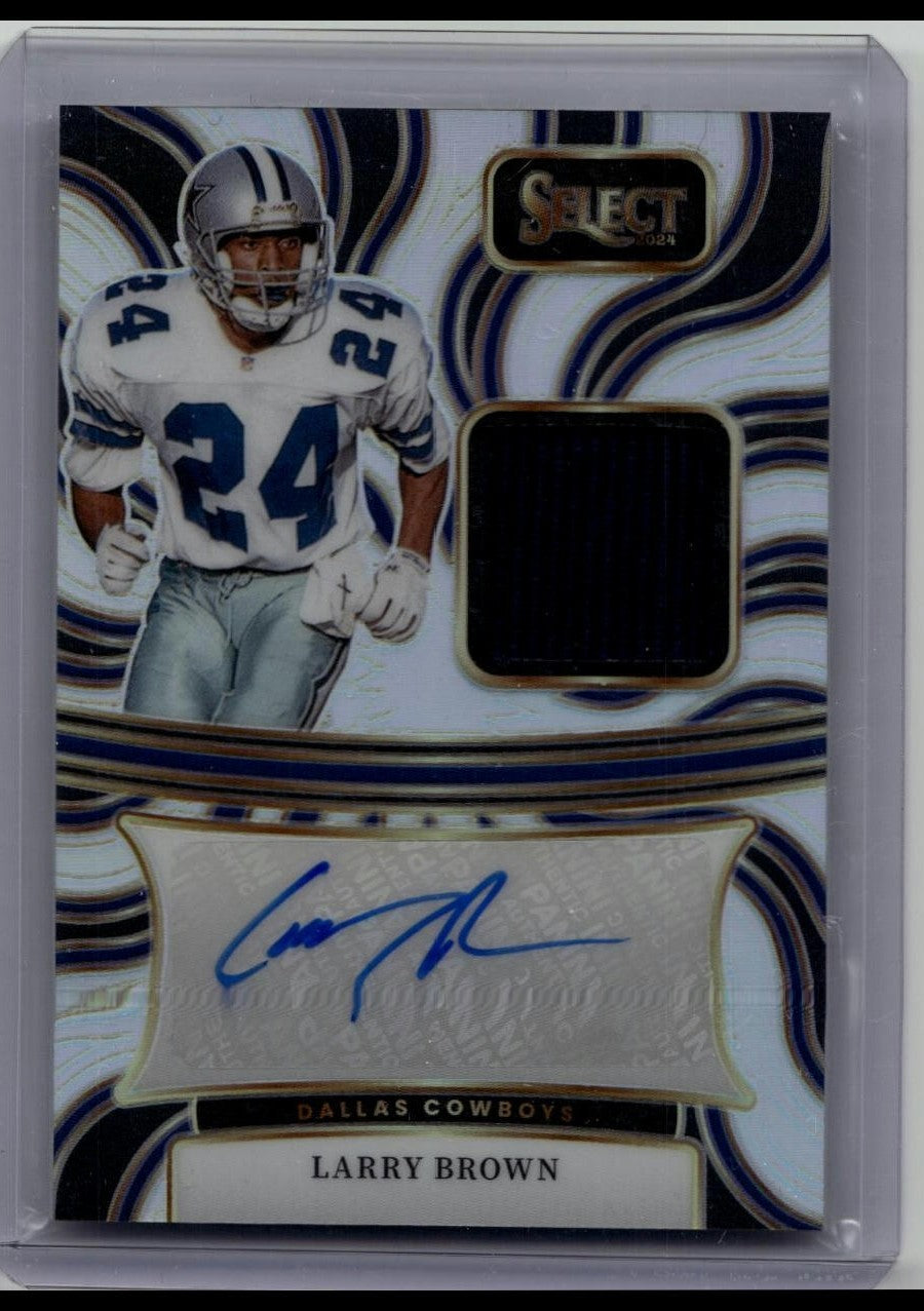 2024 Select Larry Brown Signature Jersey Auto #/199 Cowboys