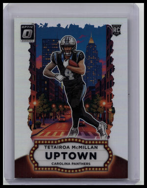 Panini Donruss Optic Uptowns Prizm Tetairoa McMillan #20 Rookie - Panthers 2025