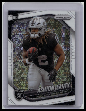 2025 Panini Prizm - Rookies Ashton Jeanty #315 White Disco Prizm (RC)