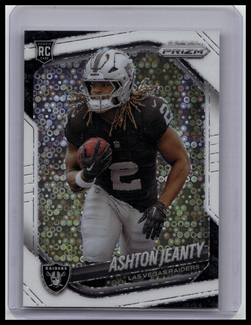 2025 Panini Prizm - Rookies Ashton Jeanty #315 White Disco Prizm (RC)