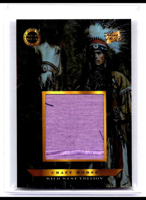 Crazy Horse 2025 Pieces of the Past Wild West Edition Cloth Relic Card