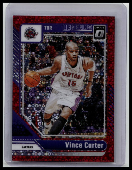 2024-25 Donruss Optic Vince Carter Fast Break Red /75