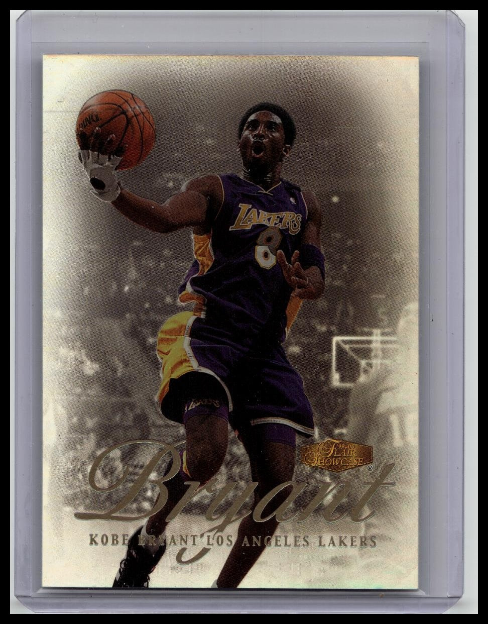 1999-00 Fleer Flair Showcase Basketball Kobe Bryant #50 Los Angeles Lakers HOF