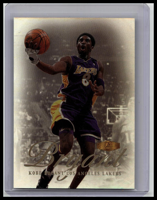1999-00 Fleer Flair Showcase Basketball Kobe Bryant #50 Los Angeles Lakers HOF