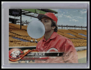 2018 Topps #450 JOHNNY BENCH Short Print SP VARIATION CINCINNATI REDS
