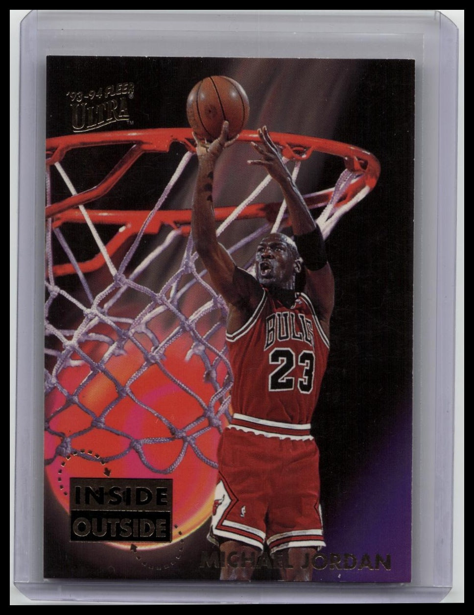 MICHAEL JORDAN - 1993-94 Fleer Ultra - Inside/Outside #4 BULLS