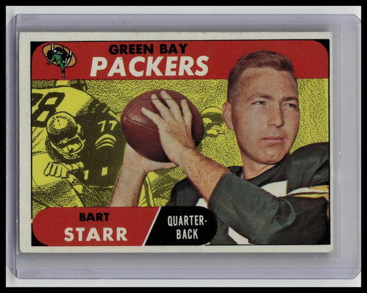 1968 Topps #1 Bart Starr Green Bay Packers