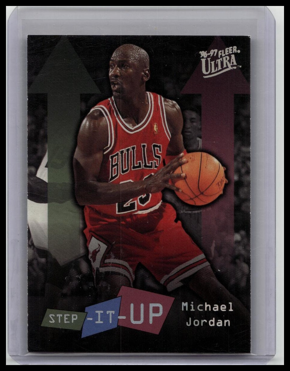 Michael Jordan 1996-97 Fleer Ultra Step-It-Up #280