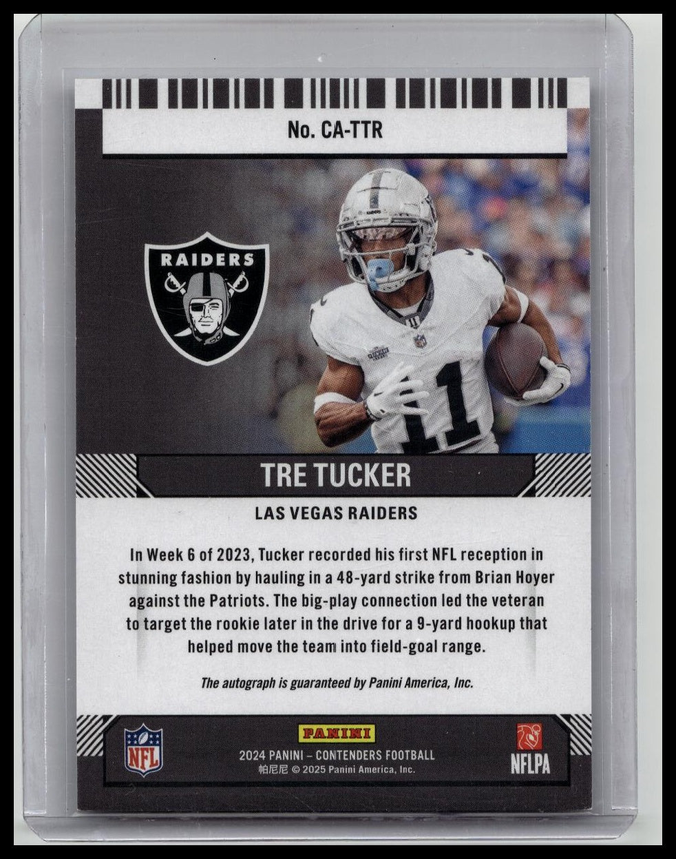 2024 Panini Contenders Tre Tucker Contenders Autographs Auto /25
