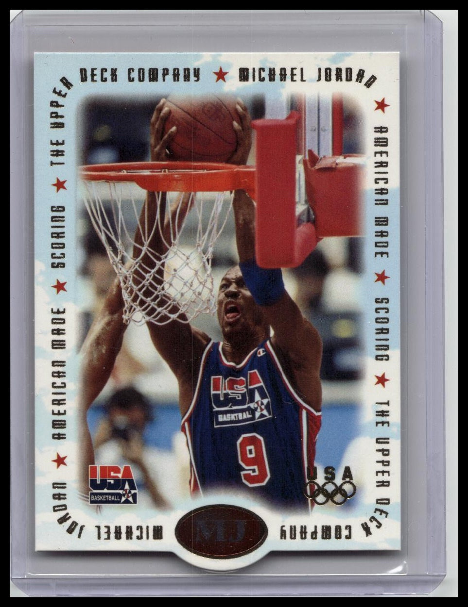1996 Upper Deck USA Michael Jordan: American Made #M1 Michael Jordan USA