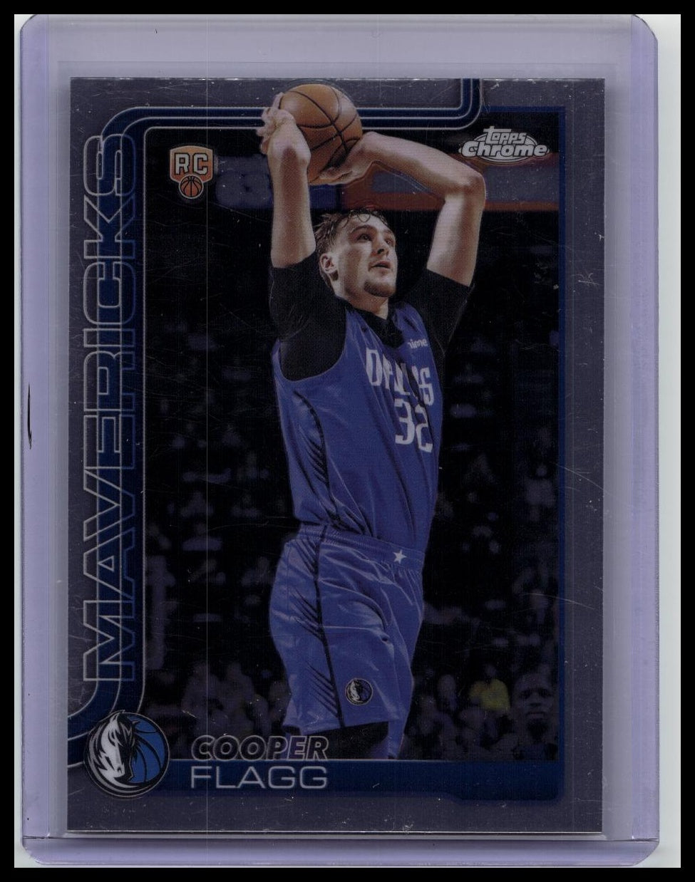 2025-26 Topps Chrome Cooper Flagg Base #251 RC Dallas Mavericks