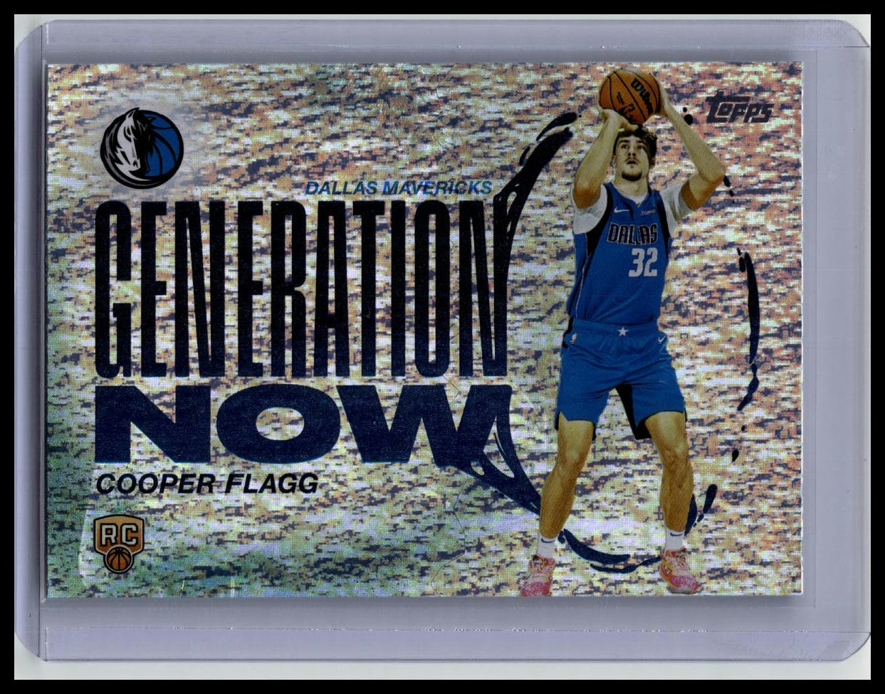 Cooper Flagg Rookie Holo Foil 2025-26 Topps #GN-1 Generation Now RC Mavericks