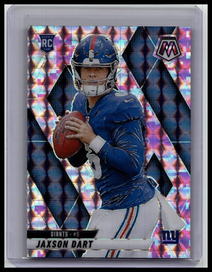 2025 Panini Mosaic #362 Jaxson Dart Mosaic Camo Pink