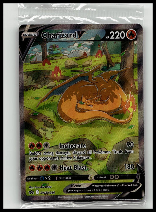 Pokemon Charizard V SWSH260 Vmax SWSH261 Vstar SWSH262 Promo Pack SEALED