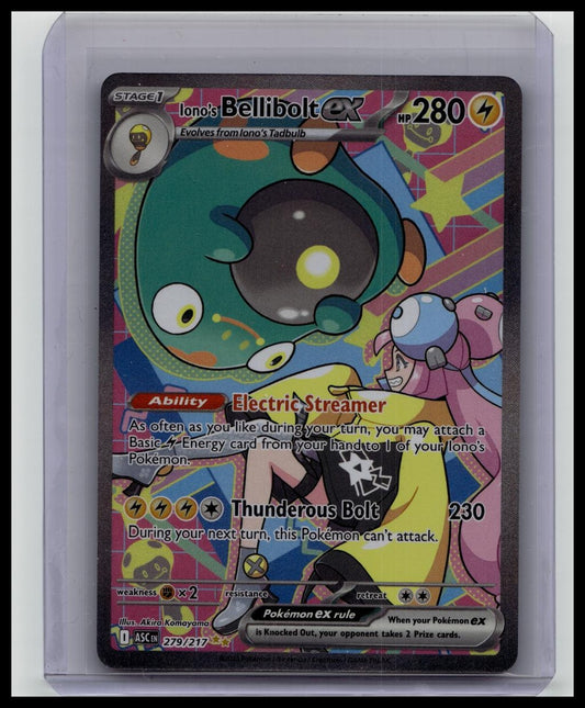 Pokemon Ascended Heroes Ionos Bellibolt ex 279/217 Special Illustration Rare SIR