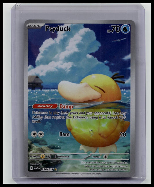 Pokémon TCG Psyduck 226/217 Illustration Rare Ascended Heroes