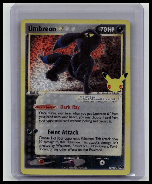 Pokémon Celebrations Umbreon Gold Star 17/17 Classic Collection