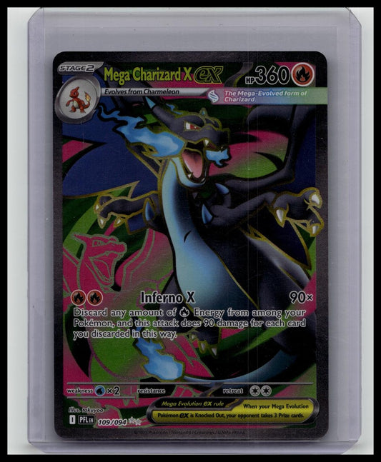 Pokémon Mega Charizard X EX Holo Ultra Rare 109/094
