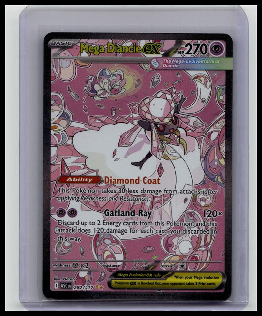 Mega Diancie EX 282/217 Pokemon Ascended Heroes SIR