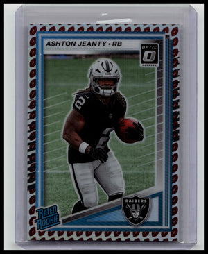 ASHTON JEANTY 2025 OPTIC FOOTBALL EMOJI RATED ROOKIE CASE HIT SSP