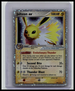 Jolteon ex 109/113 Delta Species Holo Rare Pokemon TCG