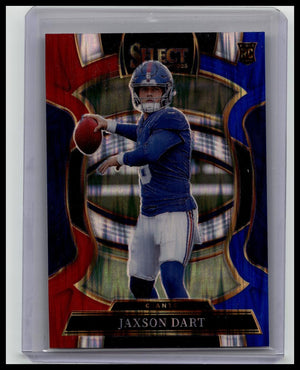 2025 Panini Select Jaxon Dart Concourse Rookie #93 Red & Blue Shock Giants
