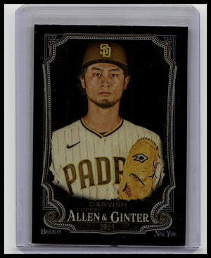 2024 Topps Allen & Ginter X SSP Chrome Black Refractor Yu Darvish #5
